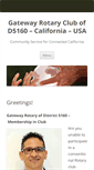 Mobile Screenshot of eclubrotary5160.org